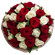 bouquet of red and white roses. Belize