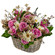 floral arrangement in a basket. Belize
