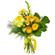Yellow bouquet of roses and chrysanthemum. Belize